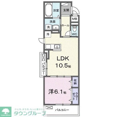 アウラティエの物件間取画像